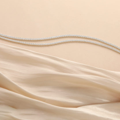 🌺 ACHETEZ 1, OBTENEZ 1 GRATUIT ! ⏳ Bracelet de Cheville en Argent – Multilayer, Étanche & Taille Ajustable 💫