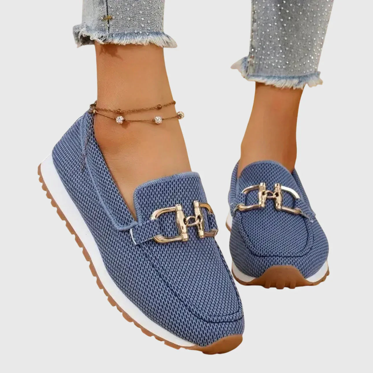 Loriana®| Baskets Mocassins Confortables & Élégantes