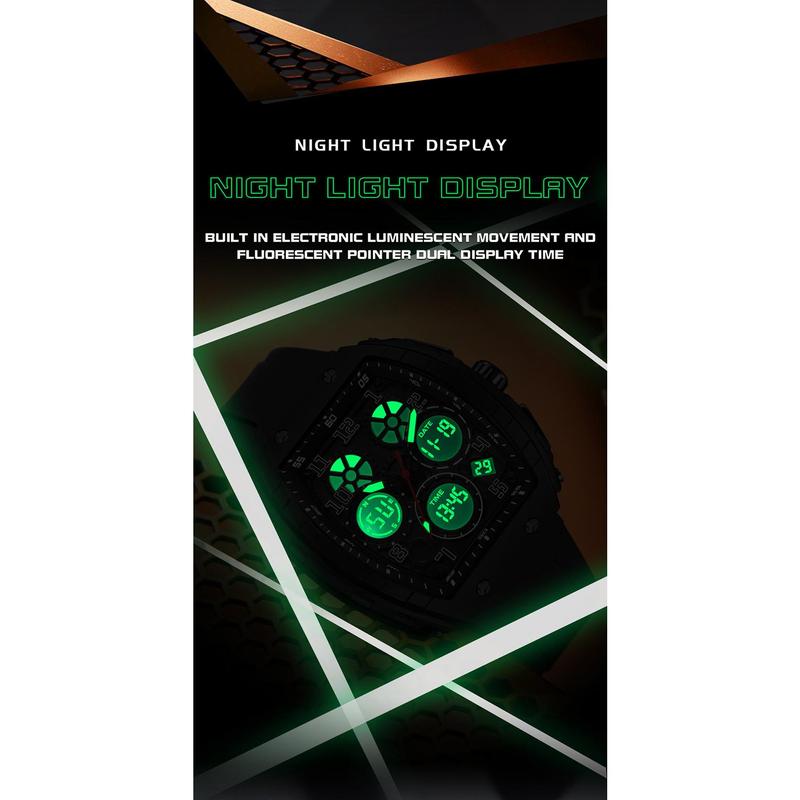 ⌚Montre sportive automatique lumineuse, résistante à l’eau et aux chocs