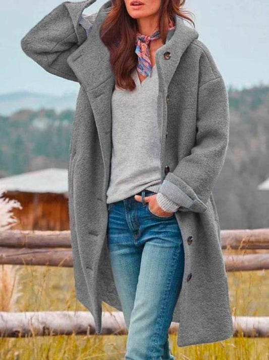 AMELIE - Lange und elegante Winterjacke