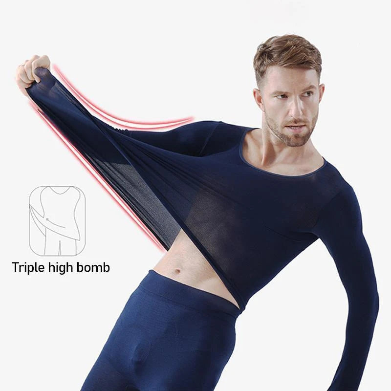 ❄️👕50 % de réduction !!!✨🎅Vêtement thermique ultrafin à auto-chauffage