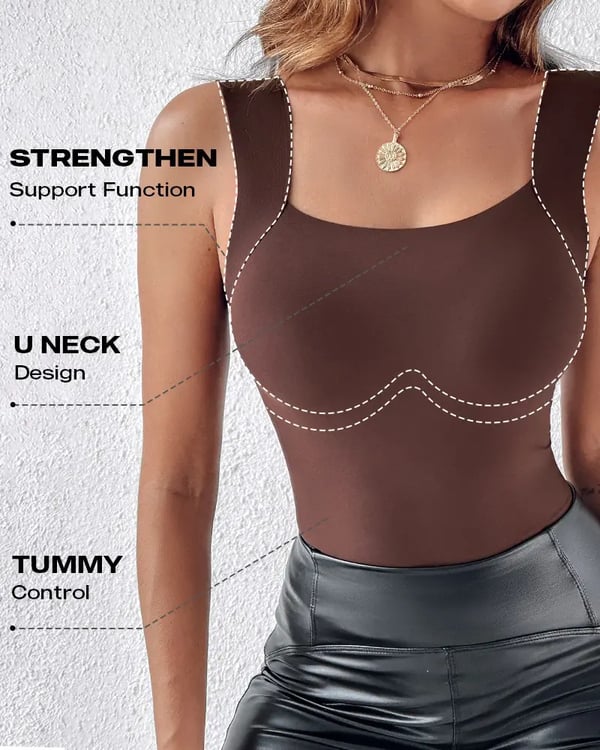 📢📢49% de réduction ! Débardeur Femme avec Soutien-Gorge Intégré – Ultra Confort & Silhouette Parfaite