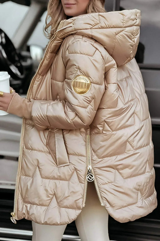 ASTRID - Elegante Winterjacke mit Kapuze und Futter