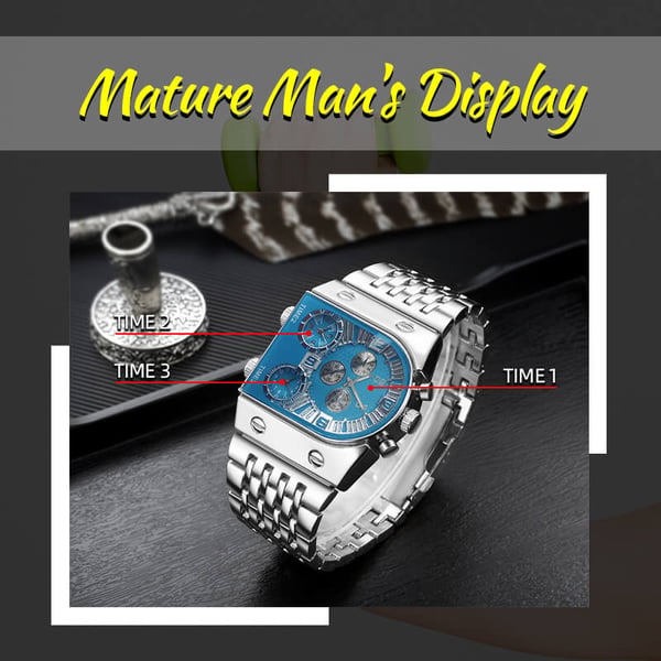 ⌚ 50% DE RÉDUCTION ! 🎉 Montre Homme de Luxe – Style Élégant, Résistante à l‘Eau & Durable 💎📦