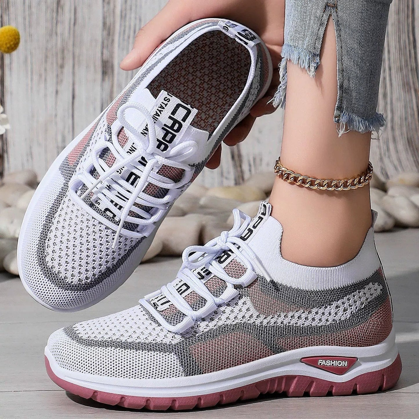 🔥Nouveau modèle 2026 🔥👟Chaussures de course à lacets décontractées pour femmes