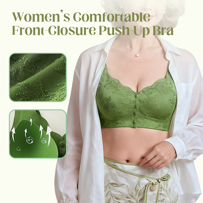 📢📢 50% DE RÉDUCTION ! ✨Soutien-Gorge Confortable Sans Armature avec Fermeture Frontale