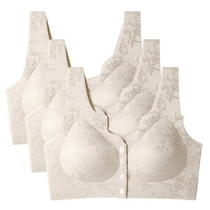 📢📢 50% DE RÉDUCTION ! ✨Soutien-Gorge Confortable Sans Armature avec Fermeture Frontale