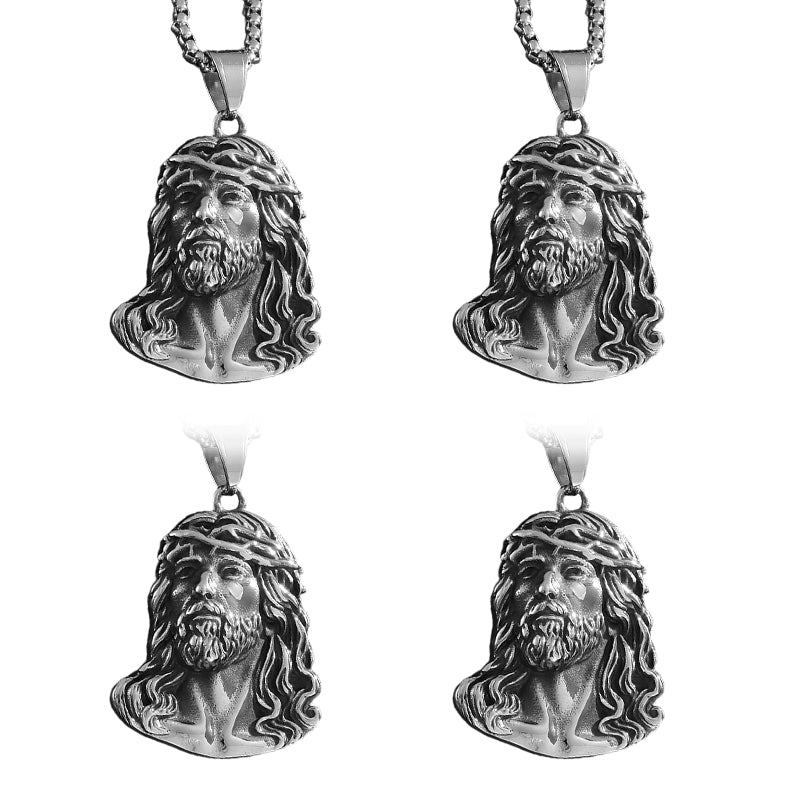 📢📢50% DE RÉDUCTION ! ✨Collier pendentif tête de Jésus