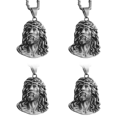 📢📢50% DE RÉDUCTION ! ✨Collier pendentif tête de Jésus