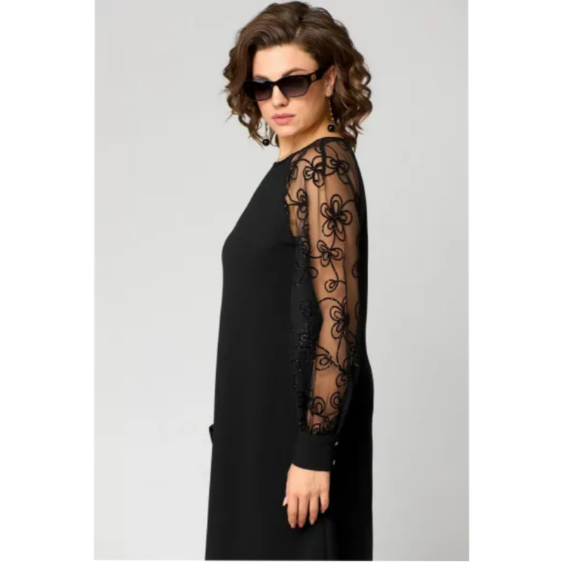 📢📢50 % de réduction !!!  💖💖Élégante robe sexy en dentelle noire👗【S-4XL】