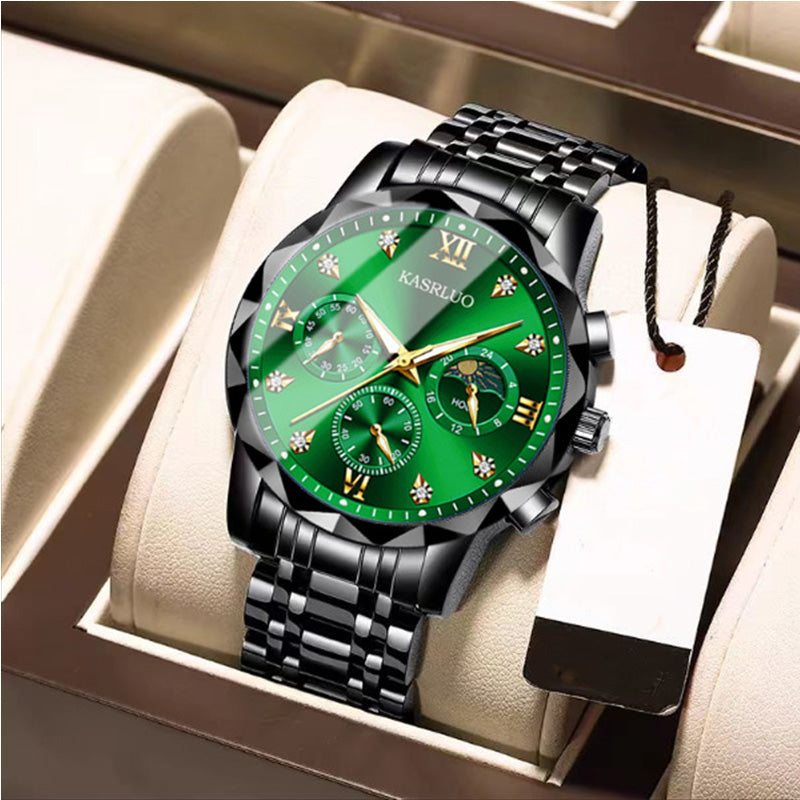 🔥Montre à quartz étanche pour homme💼Design élégant, mouvement précis & bracelet en acier inoxydable⌚