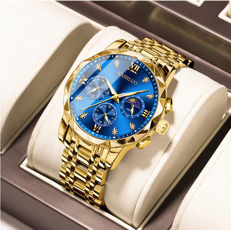 🔥Montre à quartz étanche pour homme💼Design élégant, mouvement précis & bracelet en acier inoxydable⌚