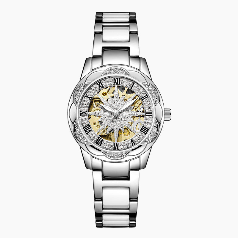 📢📢50 % de réduction !!!  💖 Montre à quartz pour femme avec strass