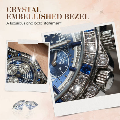 📢📢60 % de réduction !!! 🎅【🎁Le Cadeau de Noël🎁】🎄Montre chronographe lumineuse à six aiguilles pour homme