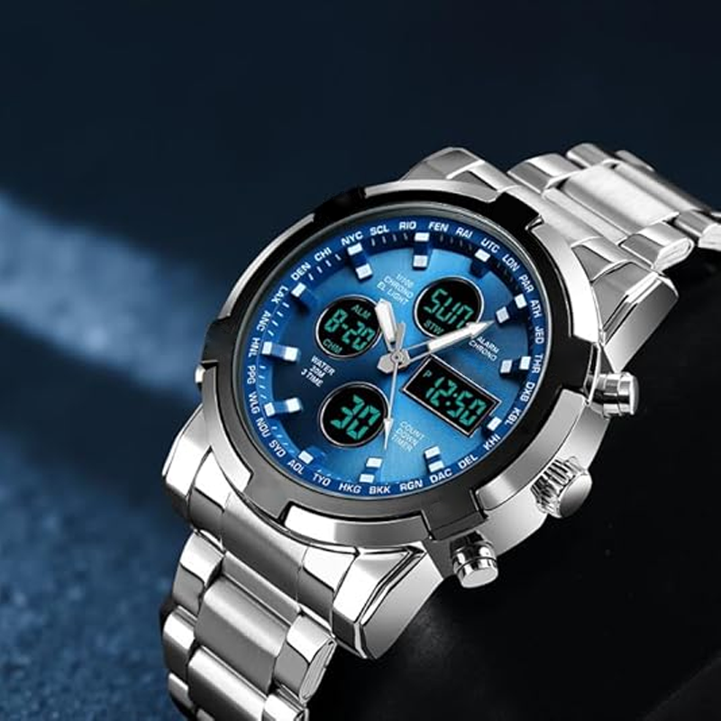 📢📢50 %  DE RÉDUCTION !! ⏰Montres analogiques-numériques militaires étanches pour hommes