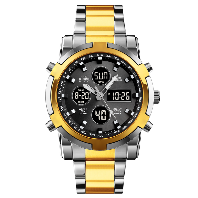 📢📢50 %  DE RÉDUCTION !! ⏰Montres analogiques-numériques militaires étanches pour hommes