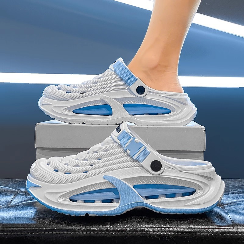 📢👟51% DE RÉDUCTION🌬️Sandales Homme Polyvalentes 2 en 1 – Semelle Épaisse EVA, Antidérapantes & Ultra-Légères Respirantes🏃‍♂️