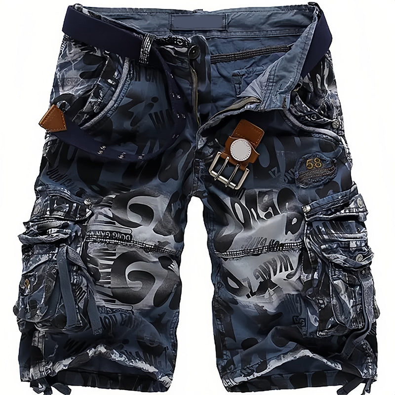 👖PROMO FLASH : -50% !🔥Short Cargo Homme Classique – Tissu Résistant, Multiples Poches & Fermeture Éclair Fluide💪