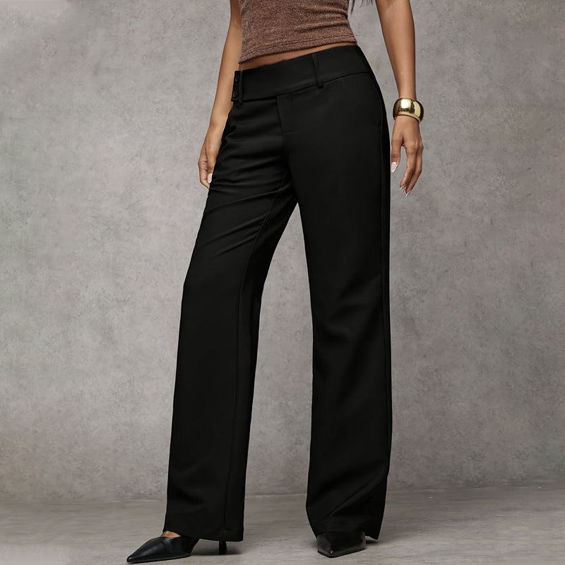 🌺 50 % DE RÉDUCTION 💐 Pantalon de costume évasé élégant pour femme👖