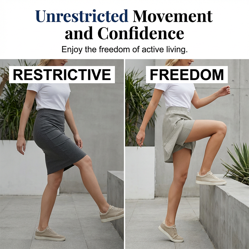 📢📢50 % DE RÉDUCTION !! ⏰Jupe-short décontractée à taille élastique pour femme